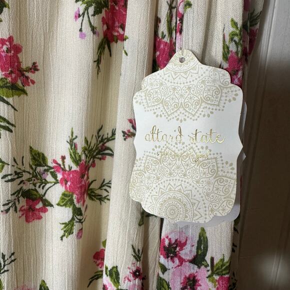 Altar'd State Floral Cold Shoulder Dress - Picture 4 of 9